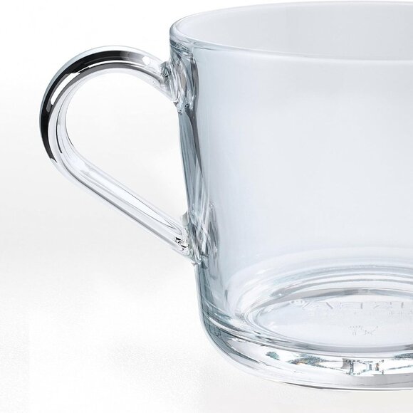 Clear Glass Tea Cups Coffee Cups IKEA Set Of 4 - Picture 5 of 8